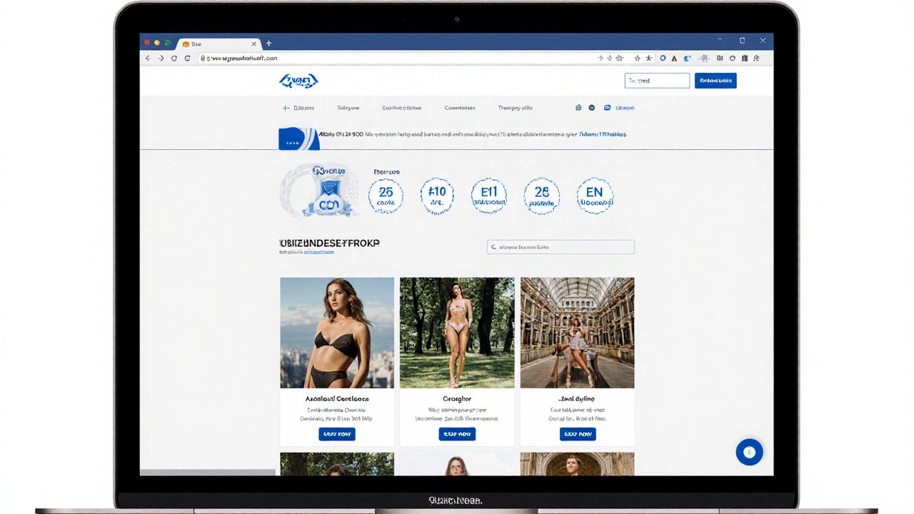 A laptop screen showing verified escort profiles on trusted platforms like AdultWork.com, with real photos and no scam indicators.